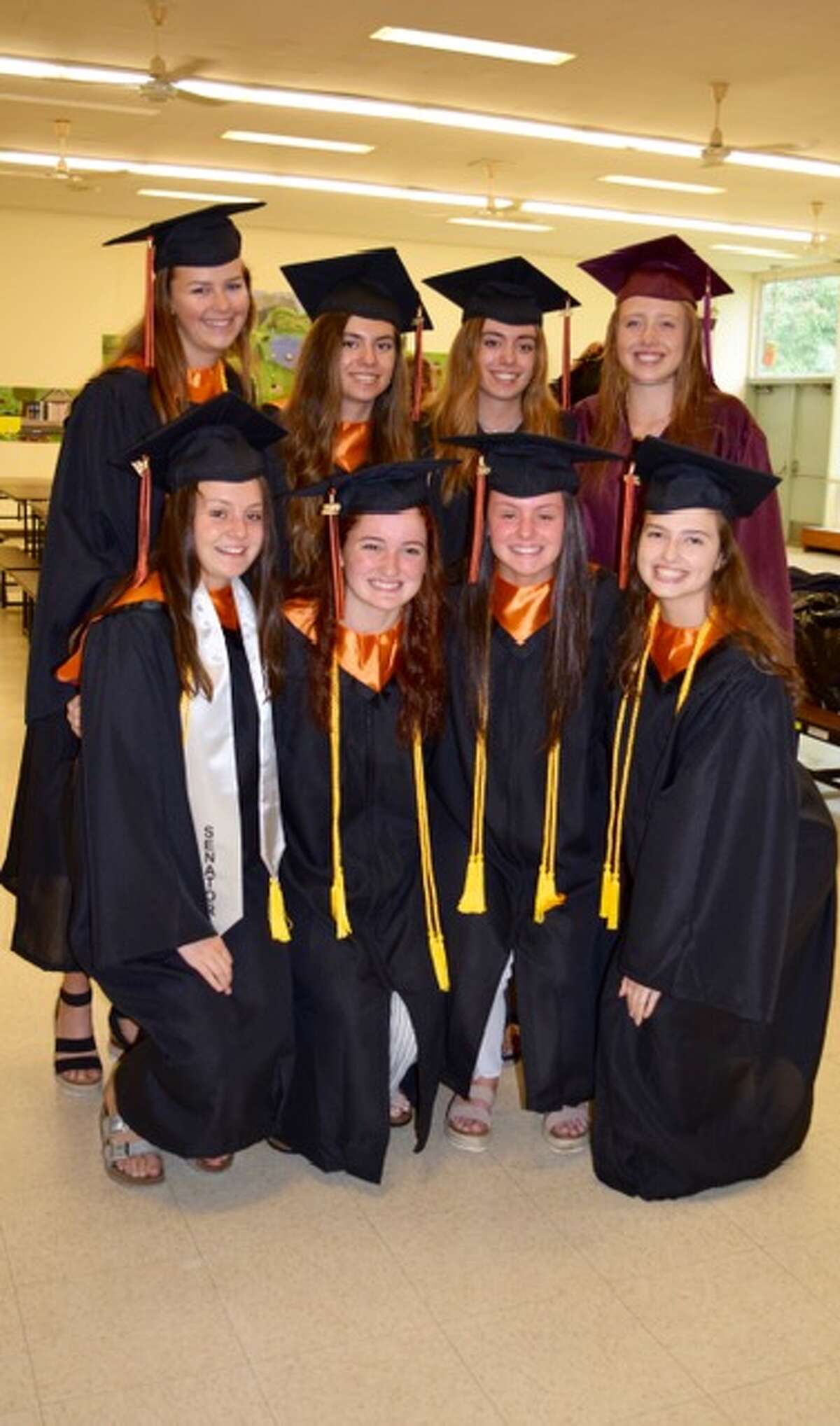 A group of Veterans Park Elementary School students returned "home" Tuesday, June 18 days before their graduation from Ridgefield High School.
