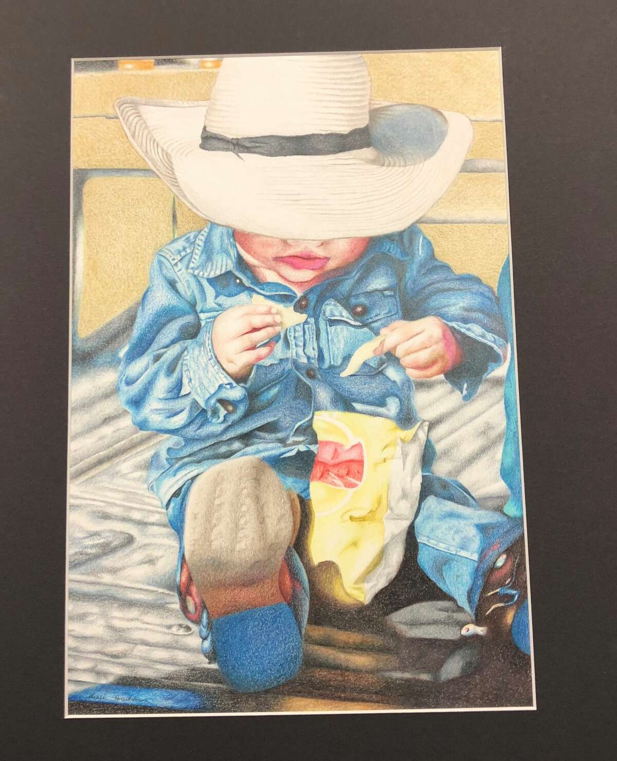 This piece of art by Leslie Hartman is the 2019 Congressional Art Competition winner for District 28.