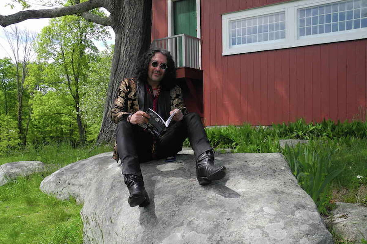 Xiomáro is a frequent visitor to Weir Farm National Historic Site and was inspired to write a book about the park where he was an artist in residence in 2011. — Jeannette Ross/Hearst Connecticut Media