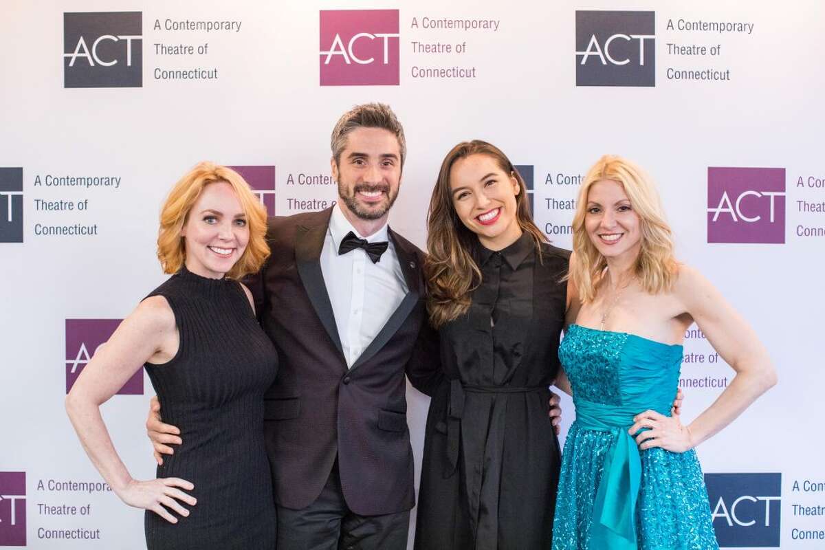 Sarah Litzsinger, Bryan Perri, Julia Estrada, and Laura Woyasz at the ACT of CT gala.