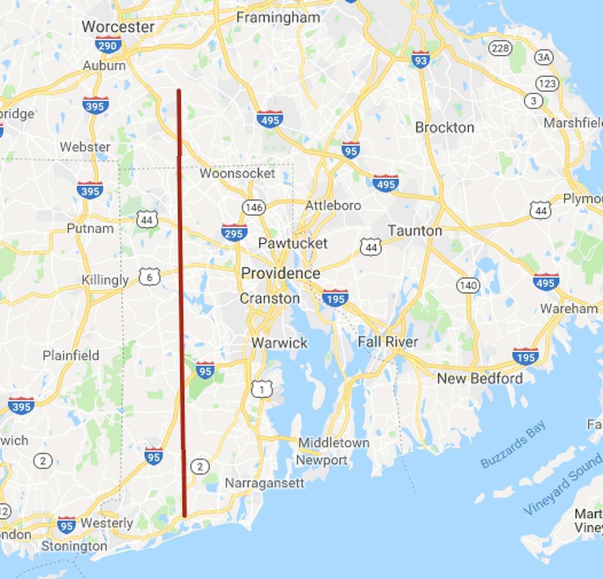 A drive across Houston could take you across these states, countries