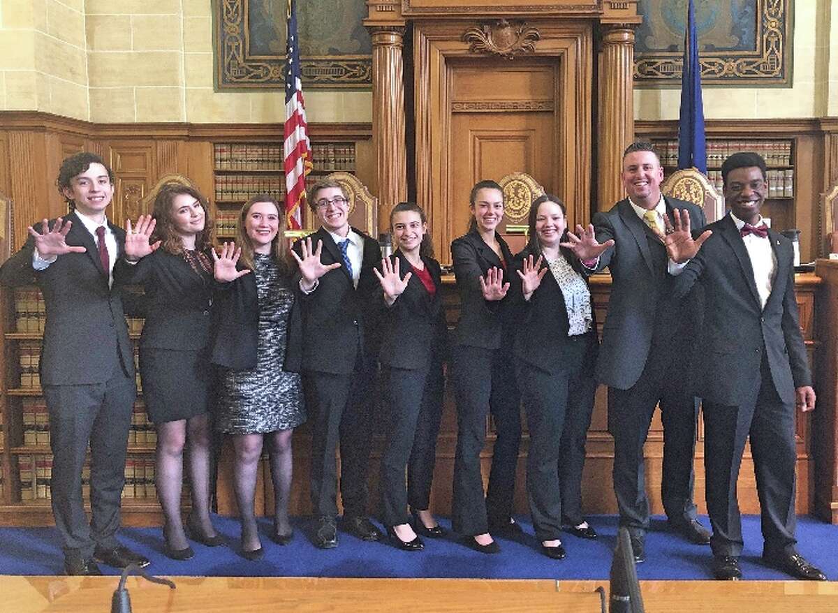Trumbull High School's Mock Trial team recently won its fifth state championship.