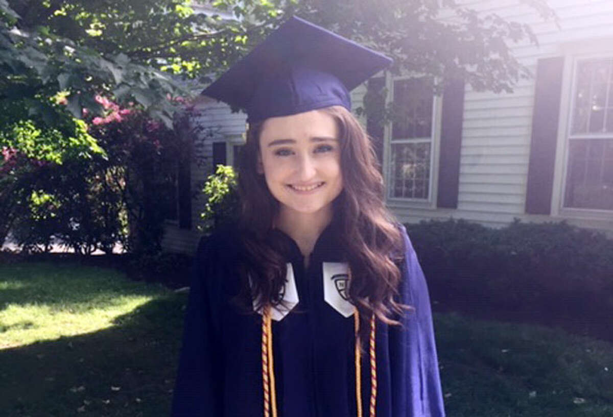 Katie Heffernan of Wilton was valedictorian at Notre Dame Fairfield. - Contributed photo