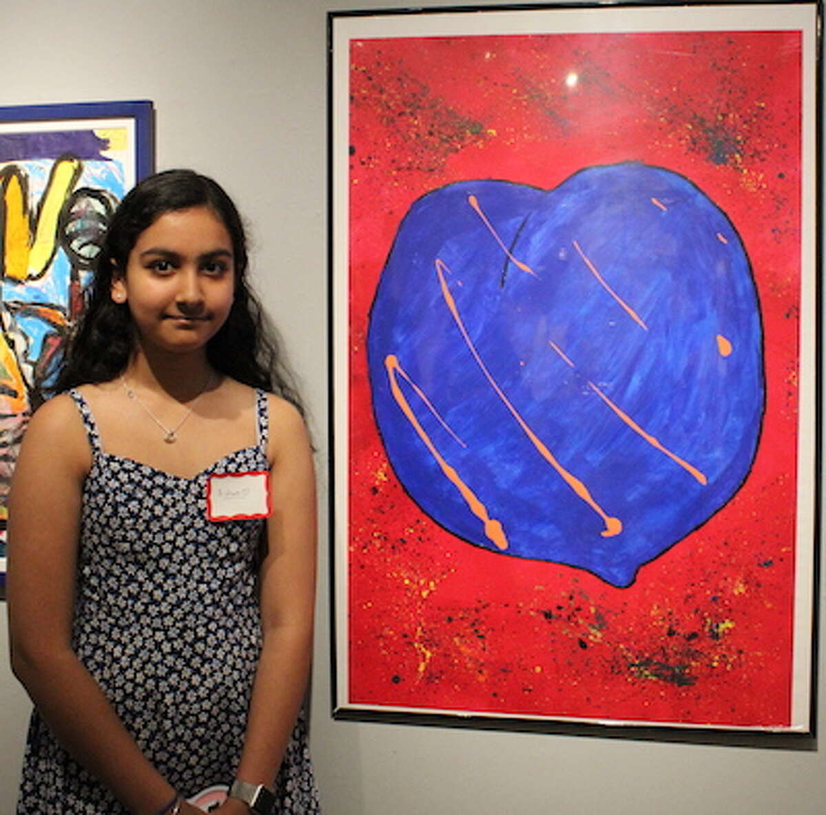 Aishani Walia won 1st Prize in Painting at the 29th annual Silvermine School of Art Student Exhibition on June 2.