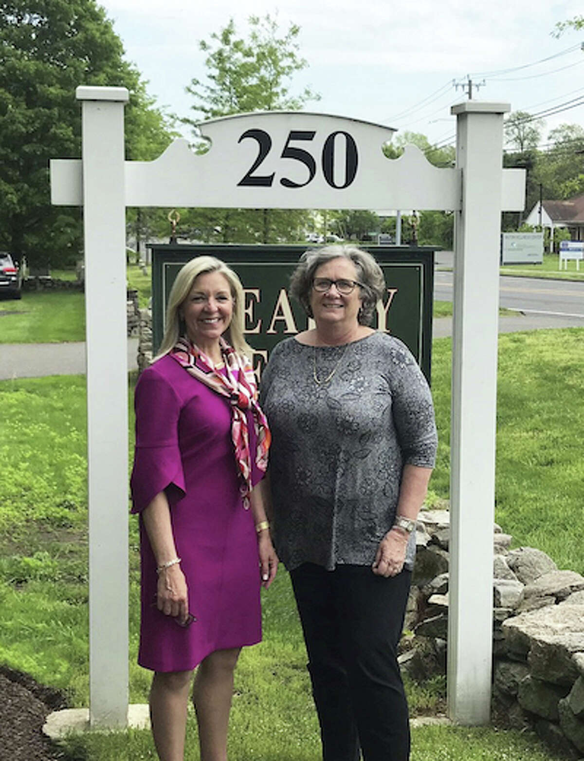 Candace Taylor of Berkshire Hathaway HomeServices, left, and Peg Koellmer of Realty Seven. — Contributed photo