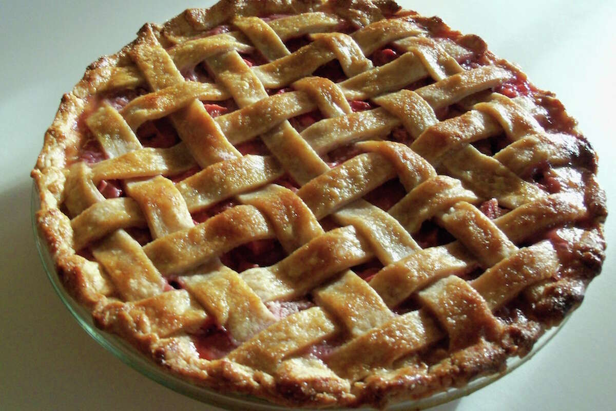 Pies and other home-baked desserts using rhubarb are eligible for entry into Cannon Grange's anniversary baking contest.