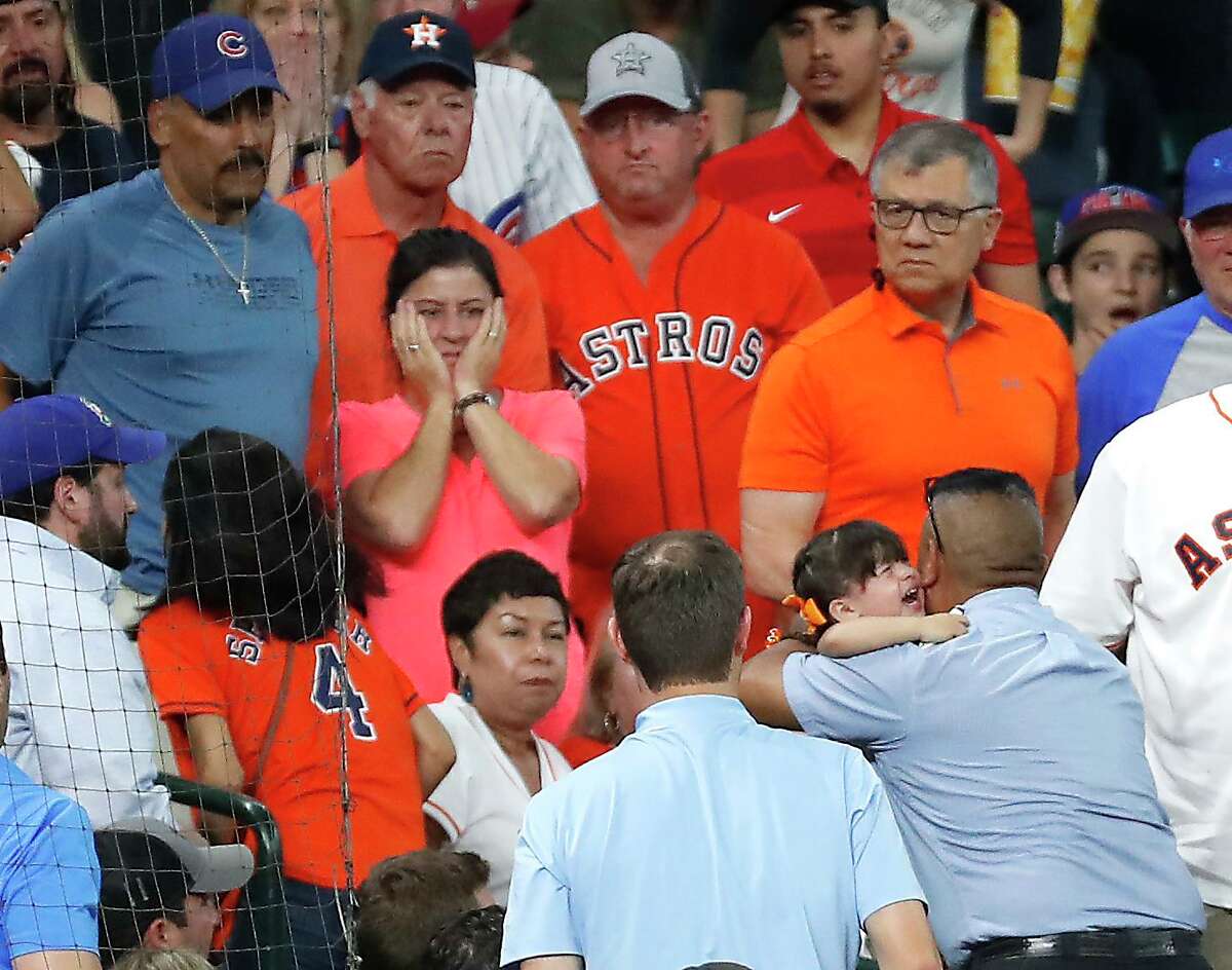 Young girl hit by foul ball at Astros game has permanent brain injury,  attorney says