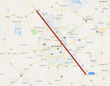 A drive across San Antonio could take you across these states, countries