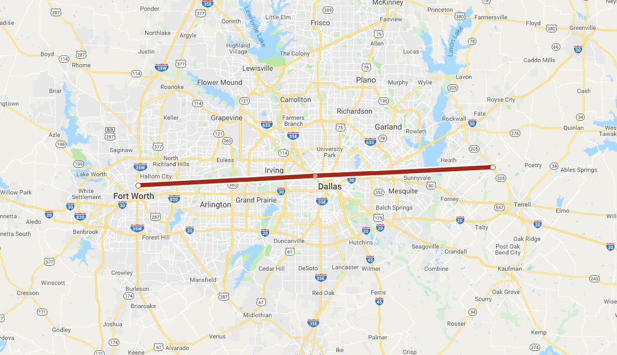 A drive across San Antonio could take you across these states, countries