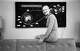 TRW Systems mathematician Frances "Poppy" Northcutt is shown in 1971 in front of a diagram of the first manned lunar mission. Northcutt worked in Mission Control with the TRW Systems Group, which makes orbital calculations for the "come home" rocket burns of the Apollo moon missions.