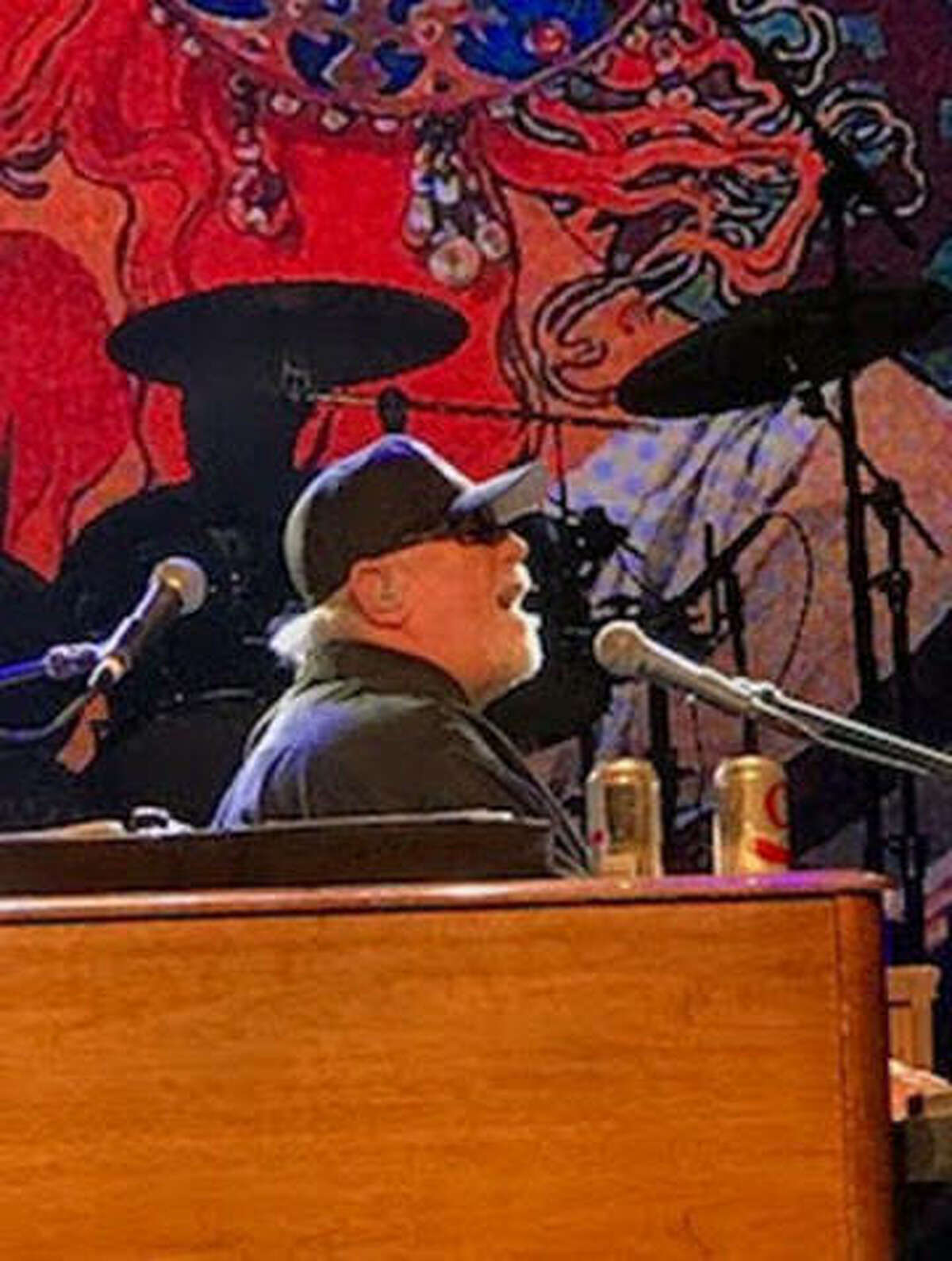 Gypsy vocalist and keyboardist James Walsh, a co-founder of the band, performs during a previous show at the Wildey Theatre.