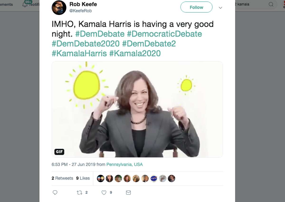 'That Little Girl Was Me': Kamala Harris Spars With Joe Biden At First ...