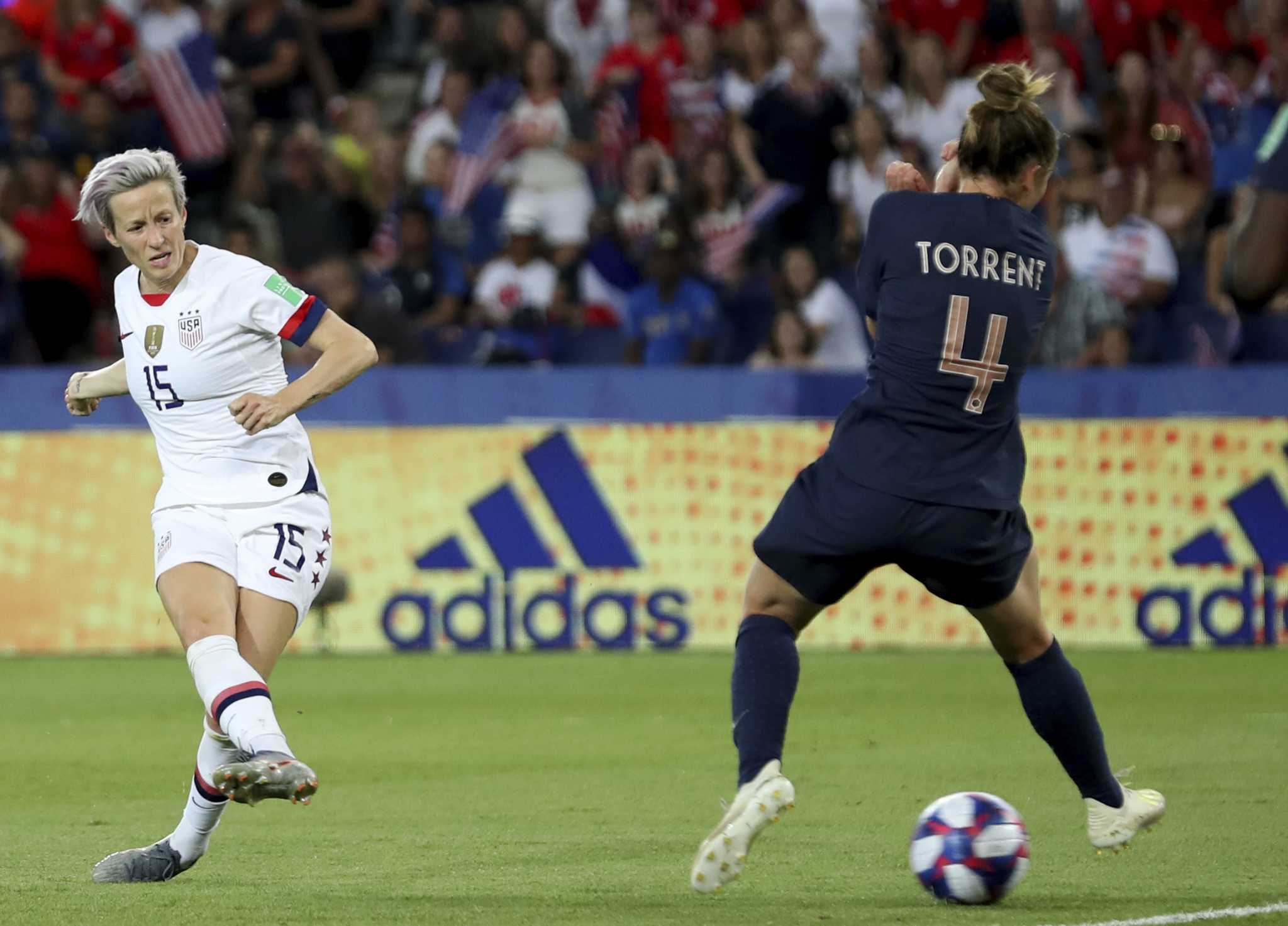 Megan Rapinoe Scores Twice As Us Knocks France Out Of World Cup 