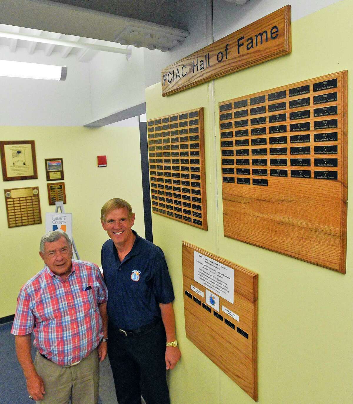 FCIAC Hall of Fame plaques unveiled at Chelsea Piers