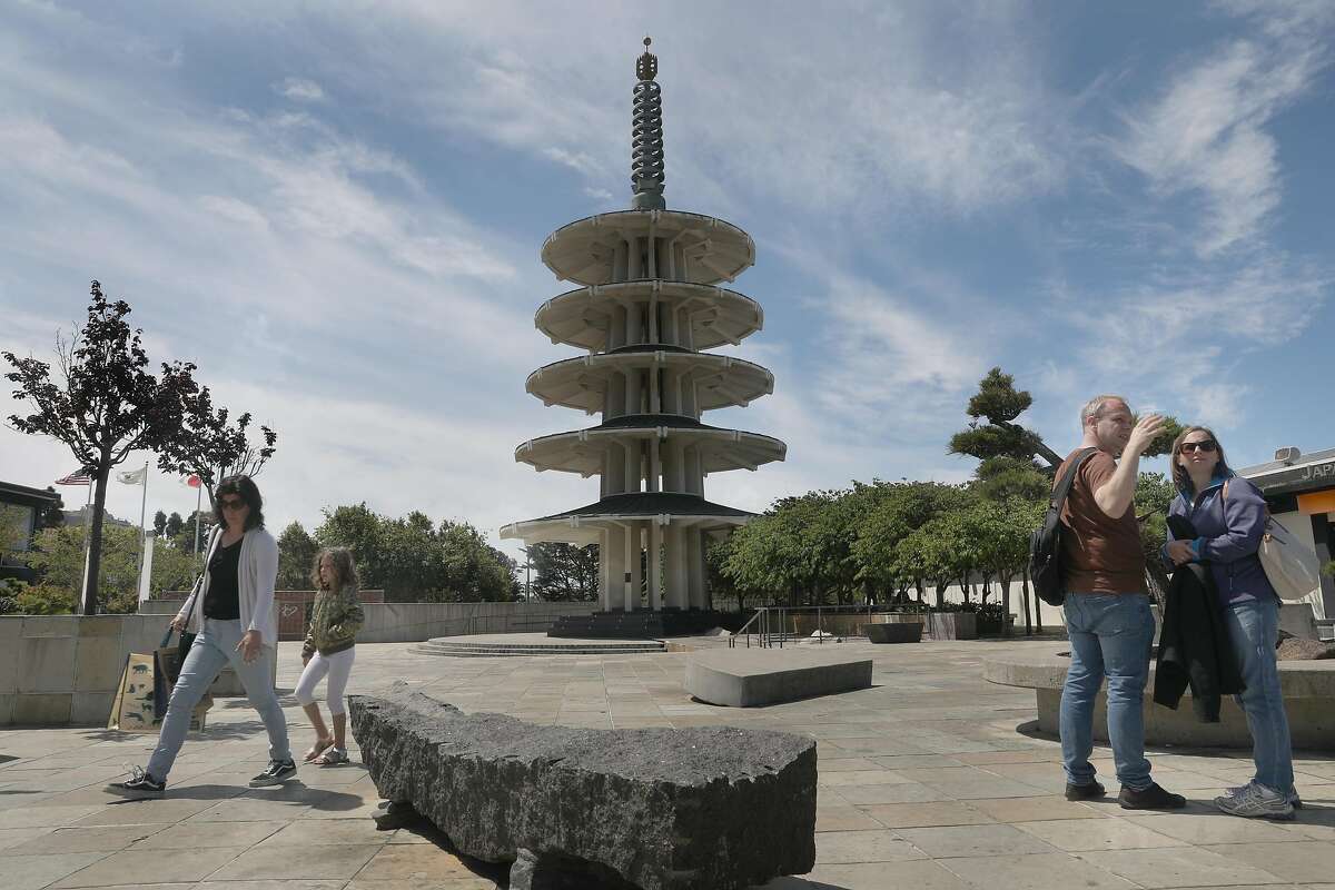 Peacetown plaza seen at Japantown on Friday, June 28, 2019 in San Francisco, Calif. In 2006, half of Japantown came up for sale including the Kintetsui and Miyako malls, now known as Japan Center East and West malls.
