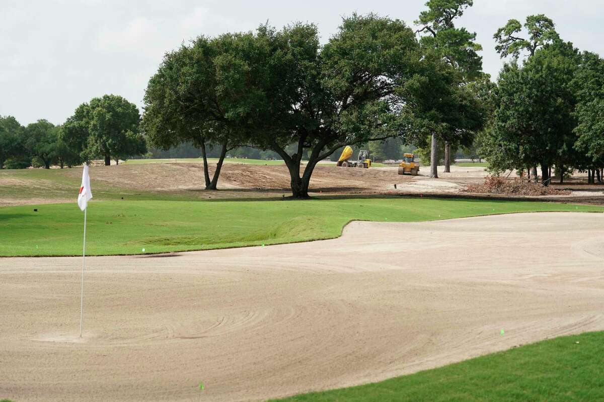 The new Memorial Park Golf Course taking shape