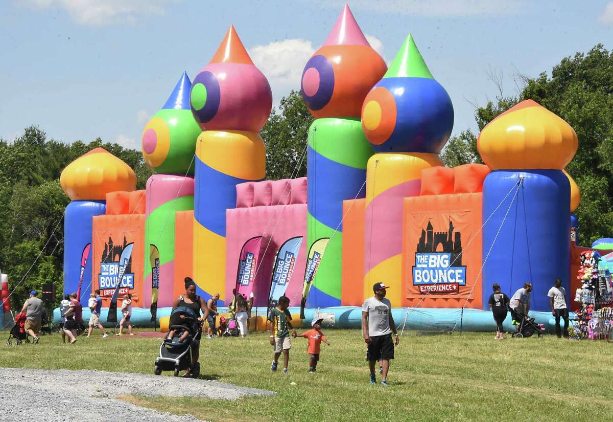 Animal poop forces cancellation of world's biggest bounce house event
