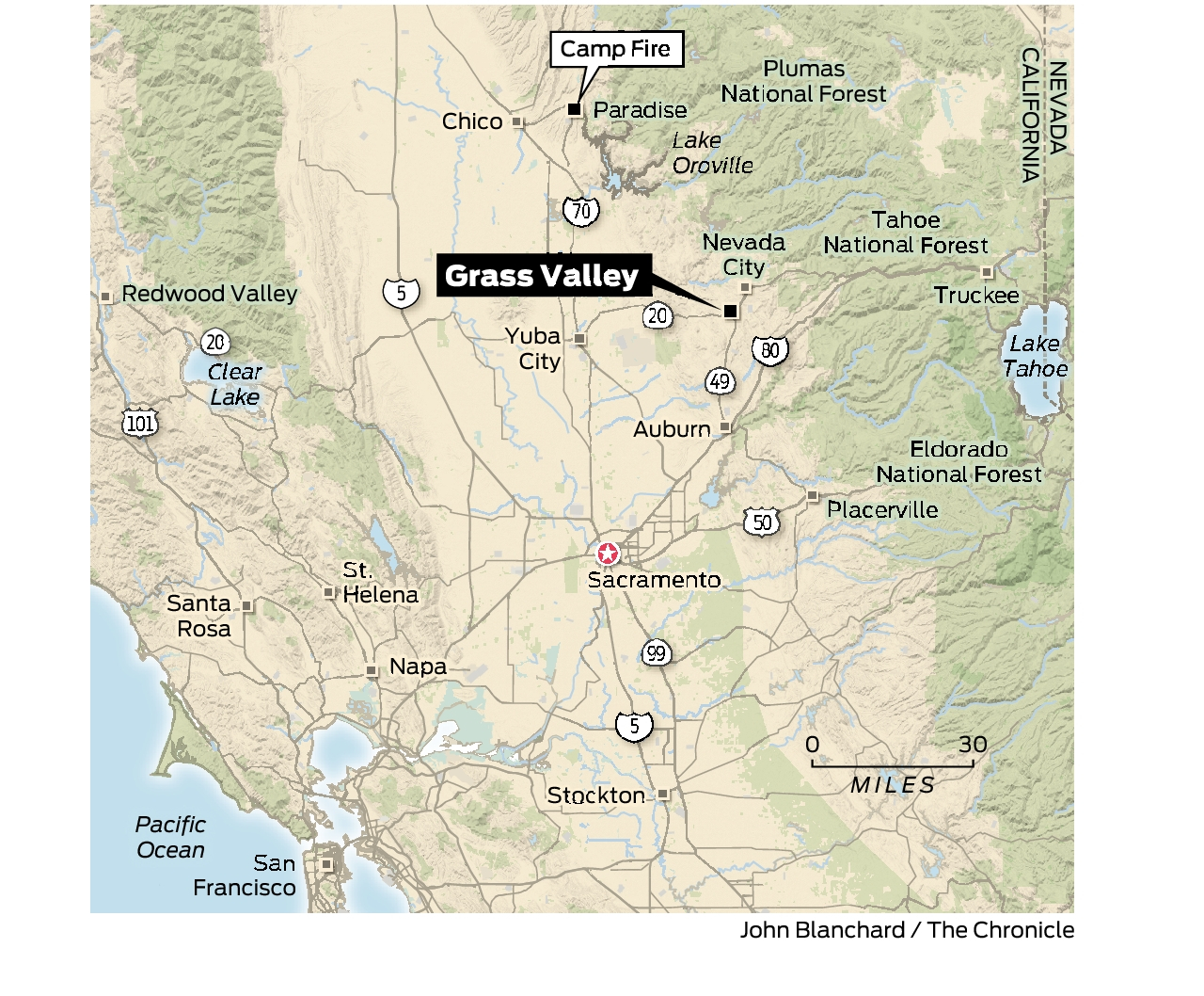 grass valley california map Fearful Of Being The Next Paradise Grass Valley Confronts Its grass valley california map