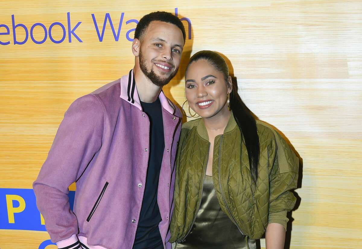 File photo of Stephen Curry and Ayesha Curry attending the "Stephen Vs The Game" Facebook Watch Preview at 16th Street Station on April 1, 2019 in Oakland, California.