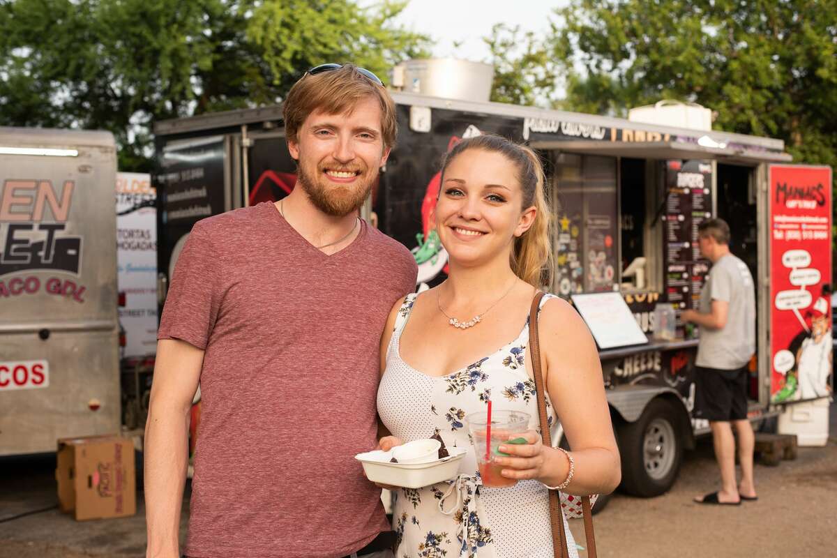 A peachy good time was had at the Twisted Peach Fest at The Block SA on Saturday, June 29, 2019, in San Antonio. The festival hosted food trucks that prepared peach-infused dishes and cocktails.