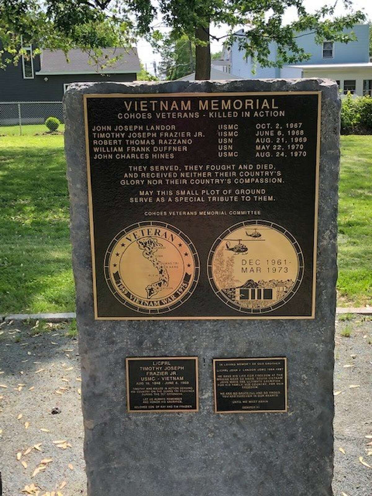 Duty Calls Vietnam War monument mission completed in Cohoes