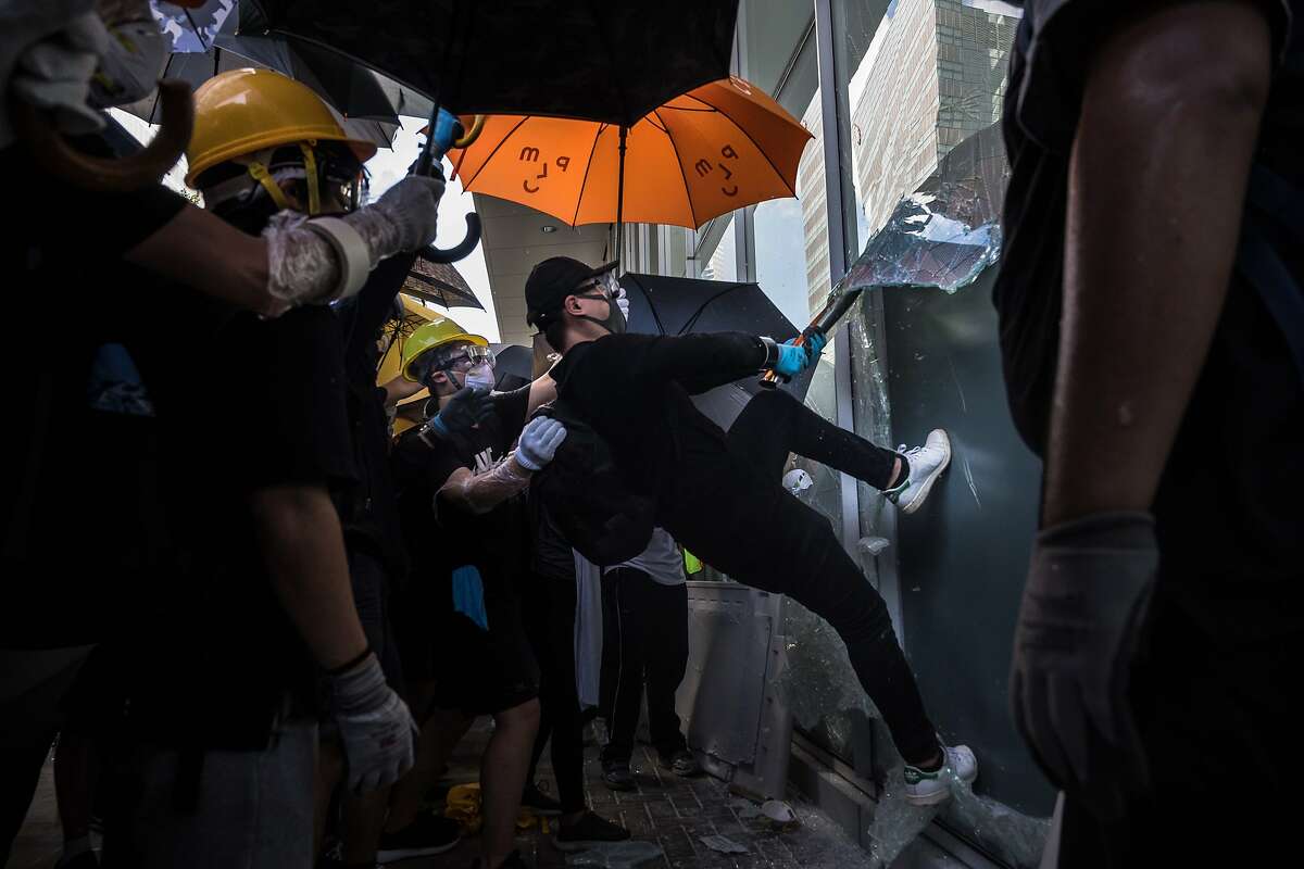 Protesters Storm Legislature In Hong Kong To Protest Extradition