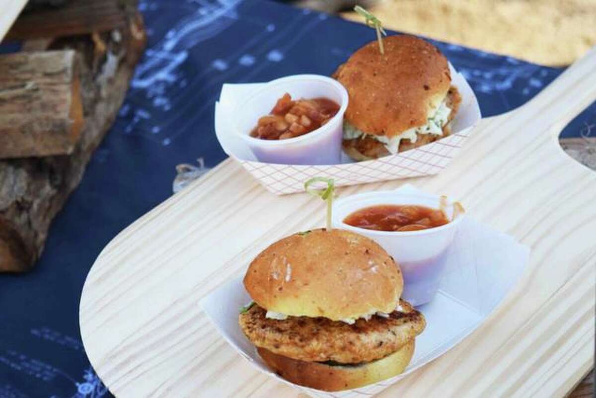 Peel Wood Fired Pizza’s chicken sliders, made specifically for Burgers ‘n Brews.