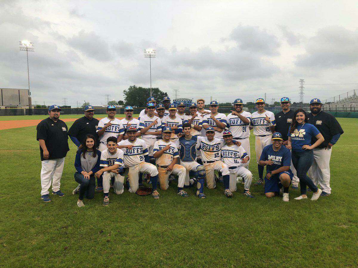The Milby baseball team took the No. 1 seed into the playoffs from District 23-5A after an 11-1 league season. The Buffaloes had two award winners and six first-team selections on the all-district team.