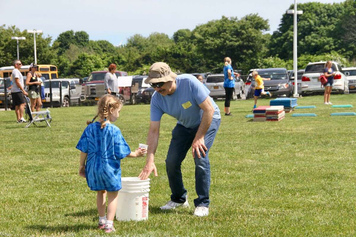 Jerry Zezima has a field day with his 6-year-old granddaughter, Chloe.
