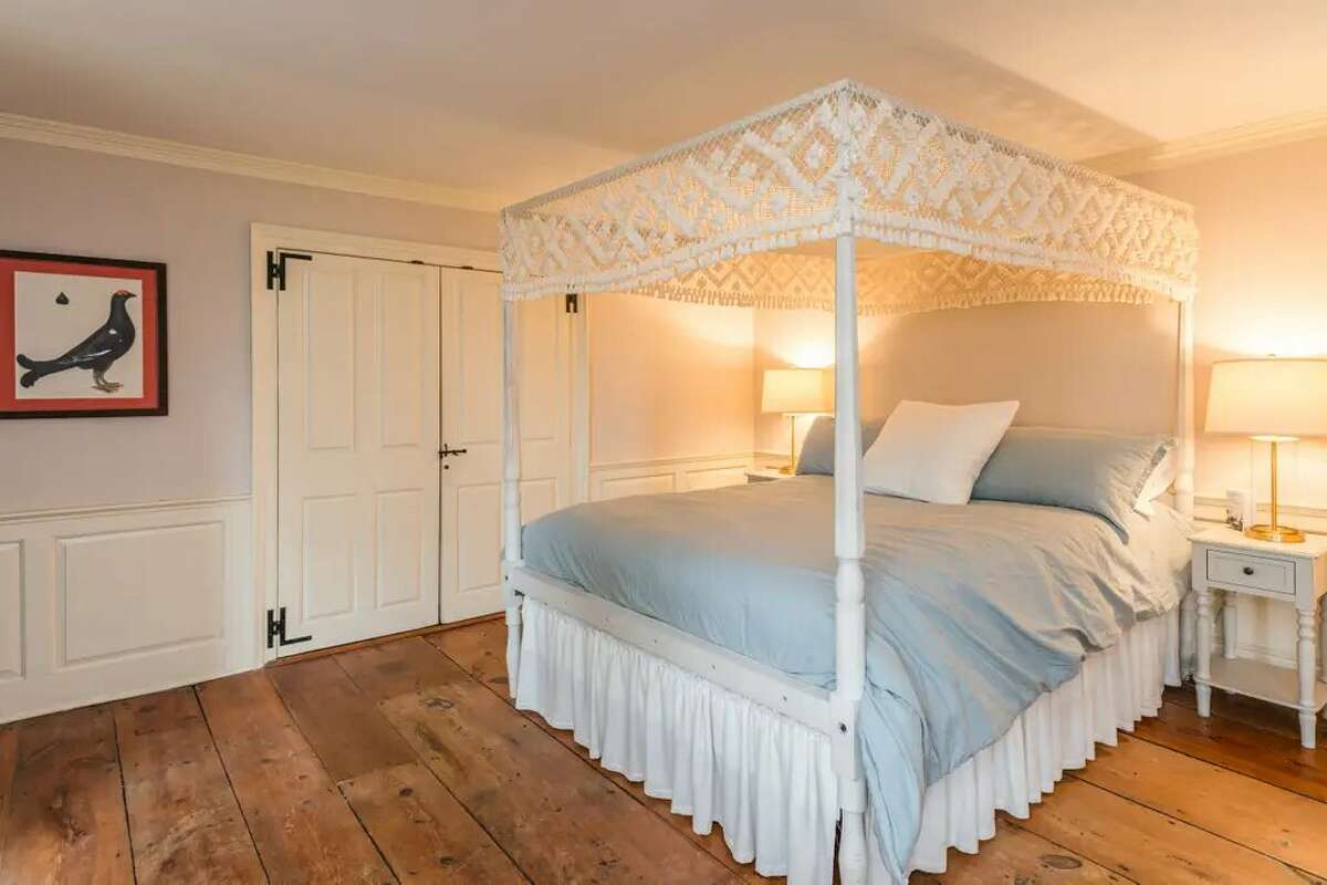 Sweetbrier Farm, Litchfield $400 a night/$450 a night on weekends The farmhouse was built in 1793 and renovated early in the 21st century. The house features 5 bedrooms including a master suite, ample common spaces, huge kitchen, enclosed porch, a luxurious pool, pond, and 16 acres of well-maintained park. View full listing on Airbnb
