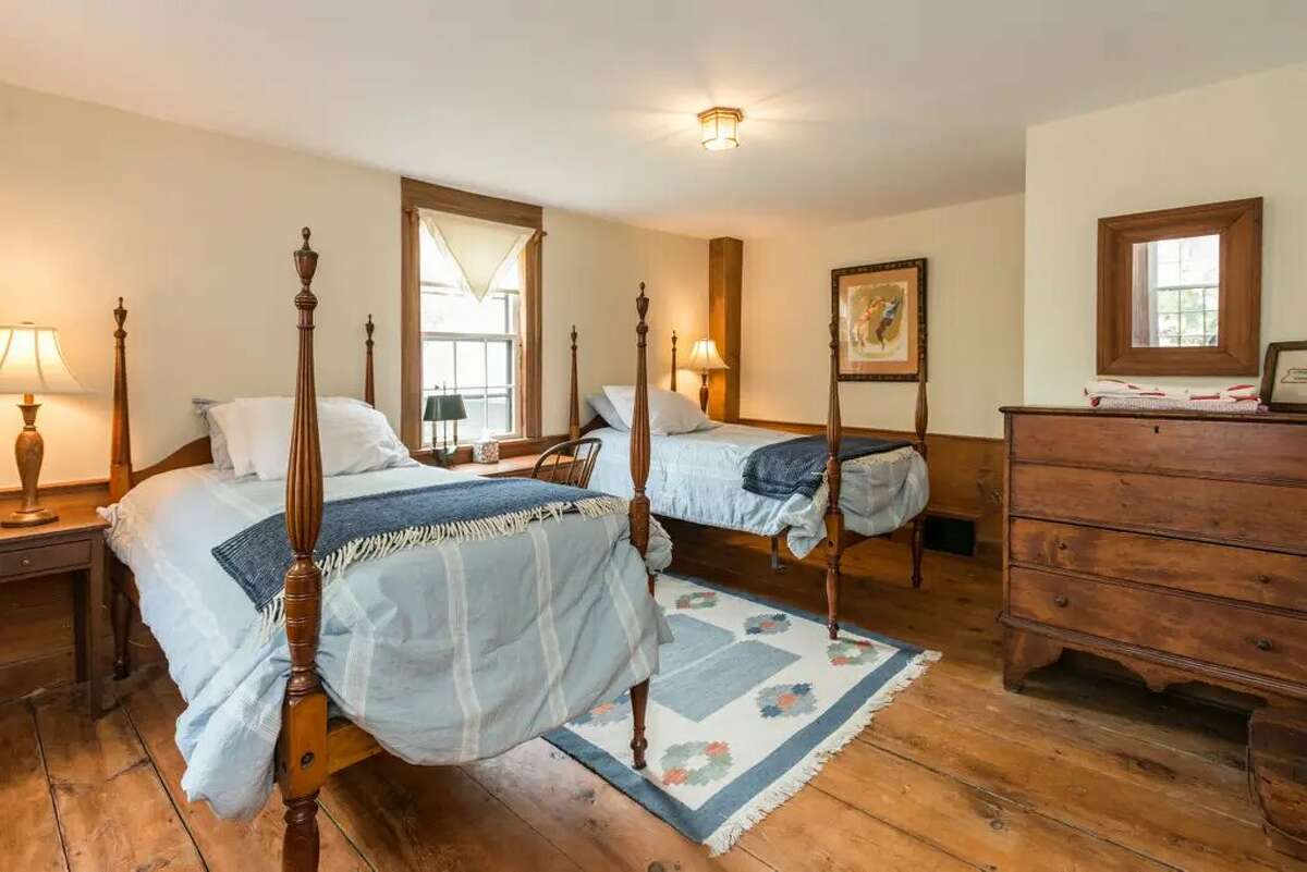 Sweetbrier Farm, Litchfield $400 a night/$450 a night on weekends The farmhouse was built in 1793 and renovated early in the 21st century. The house features 5 bedrooms including a master suite, ample common spaces, huge kitchen, enclosed porch, a luxurious pool, pond, and 16 acres of well-maintained park. View full listing on Airbnb