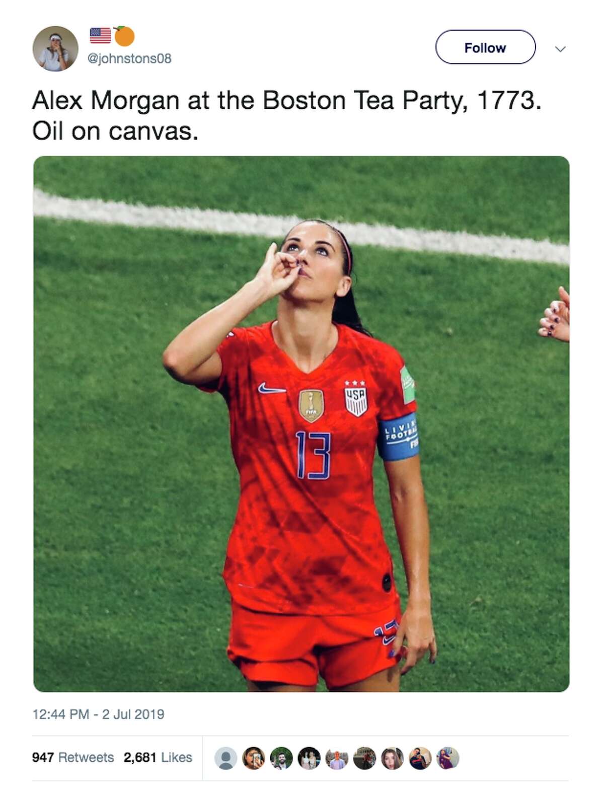 Fans are losing it over Alex World Cup goal celebration