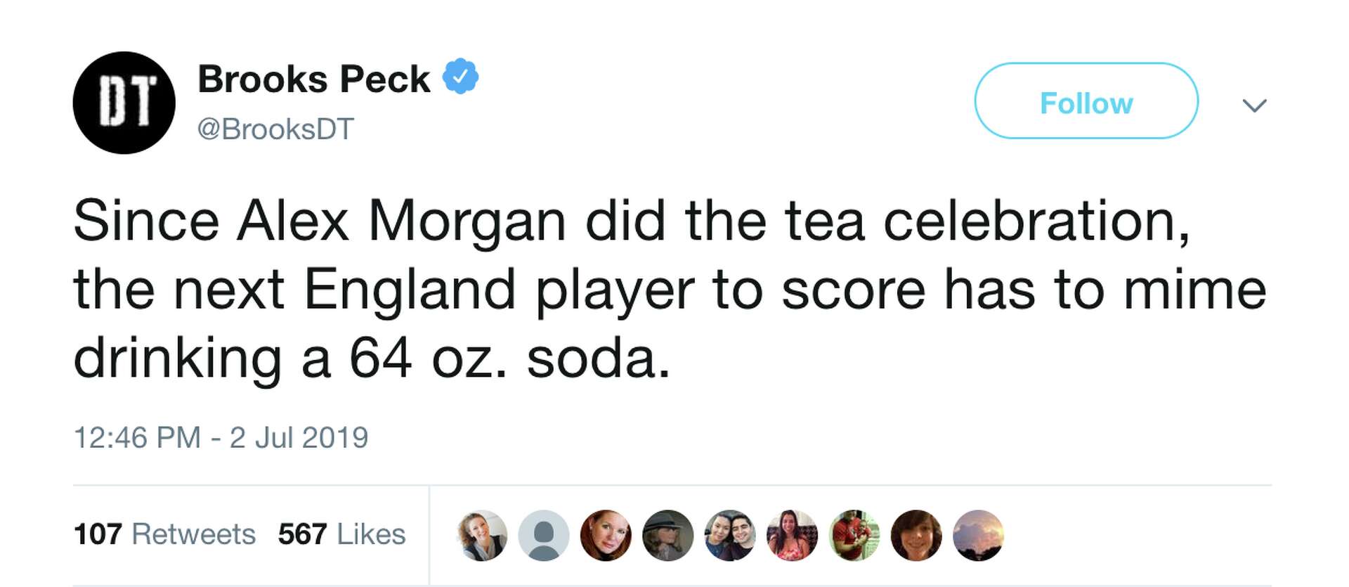 Fans are losing it over Alex Morgan's World Cup goal celebration, image size:1920x835