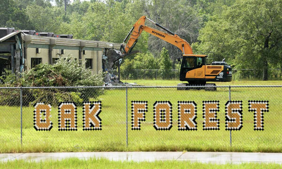 Work crews started demolition this week on Oak Forest Elementary in Vidor. The city's Superintendent Jay Killgo said Tuesday that the district's FEMA claim was settled at $13.8 million and that construction on the new school is expected this spring with hopes of filling classrooms by fall of 2021. Killgo added the district is expecting a similar response from FEMA regarding Vidor Middle School in the next few weeks. Go to beaumontenterprise.com for more photos of the demolition. Photo taken Tuesday, 7/2/19