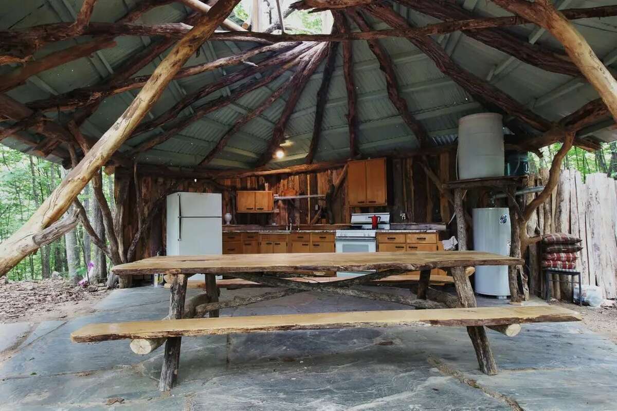 The Hermit Thrush Treehouse, West Pawlet $160 a night Description: Everybody loves the idea of a tree house. There is something freeing, natural and connective to our childhood in the idea. Feel the gentle movement of the structure as it sighs with the wind. Life off of the ground.... even if only for a weekend. View full listing on Airbnb