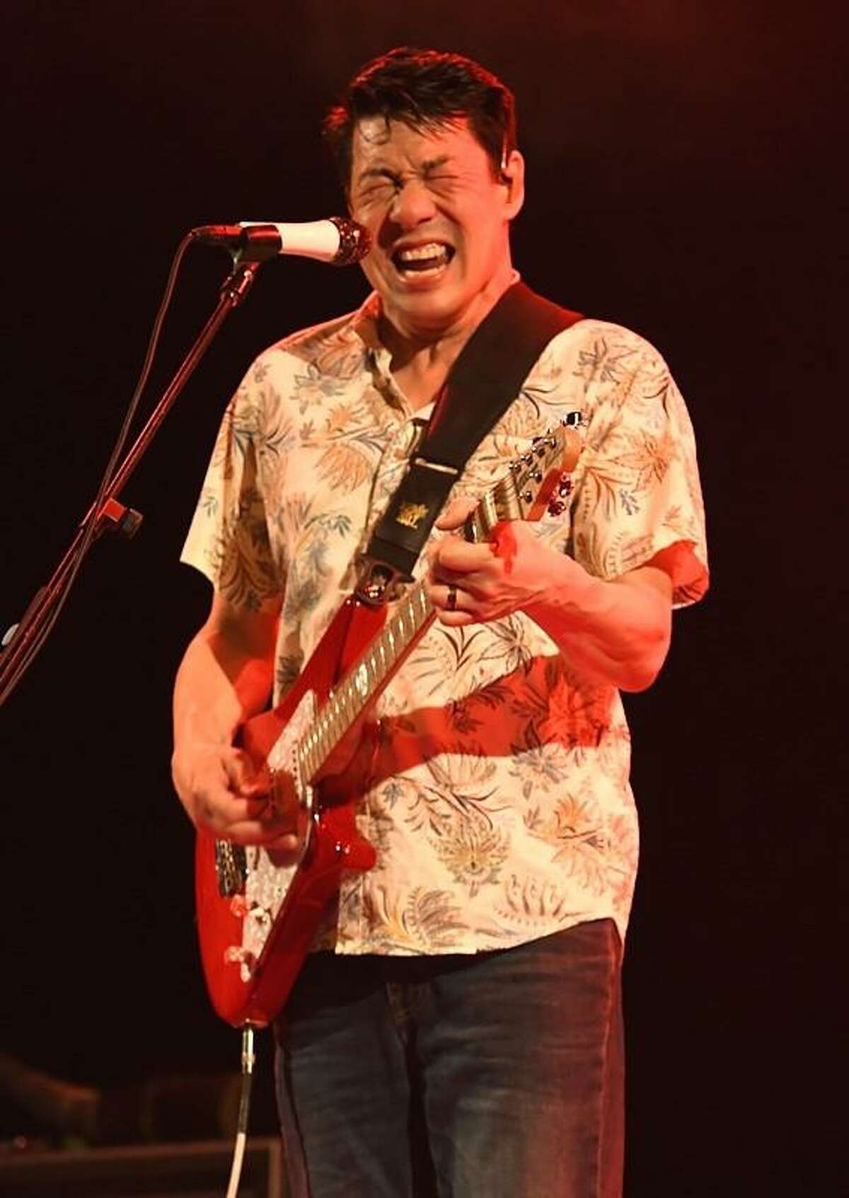 Singer, songwriter and guitarist Todd Park Mohr of Big Head Todd & The Monsters is shown performs on stage at the Infinity Music Hall in Hartford on June 28, 2019. The band has released more than ten albums since 1989 with their 1993 album “Sister Sweetly” going platinum in the United States. The band has developed a sizable following, especially in the mountain states of the United States. The band is currently on tour in support of their latest release "New World Arisin”. To view the long list of upcoming entertainment coming to the Infinity Music Hall you can visit www.infinityhall.com