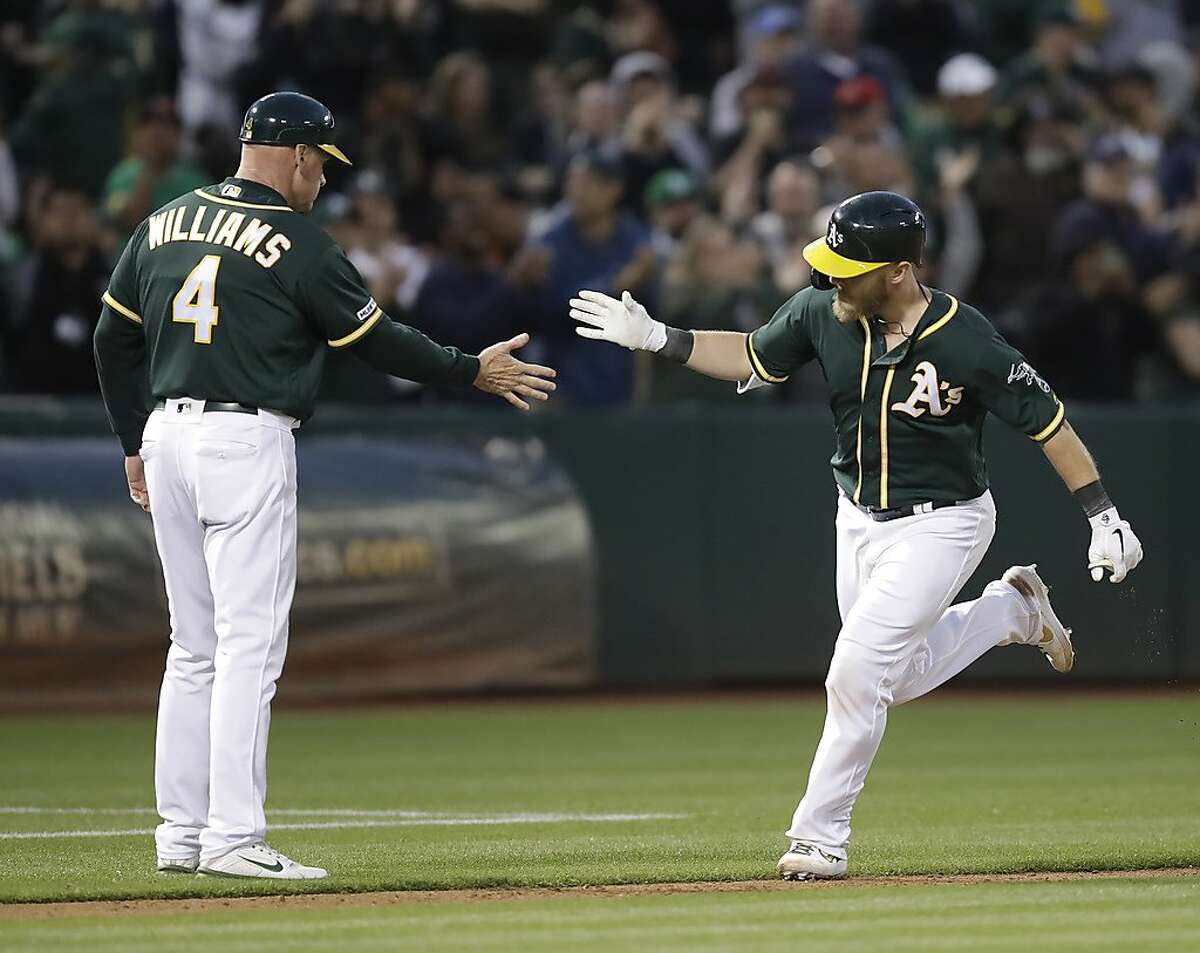 Chris Herrmann has grand debut in A’s 8-6 win over Twins