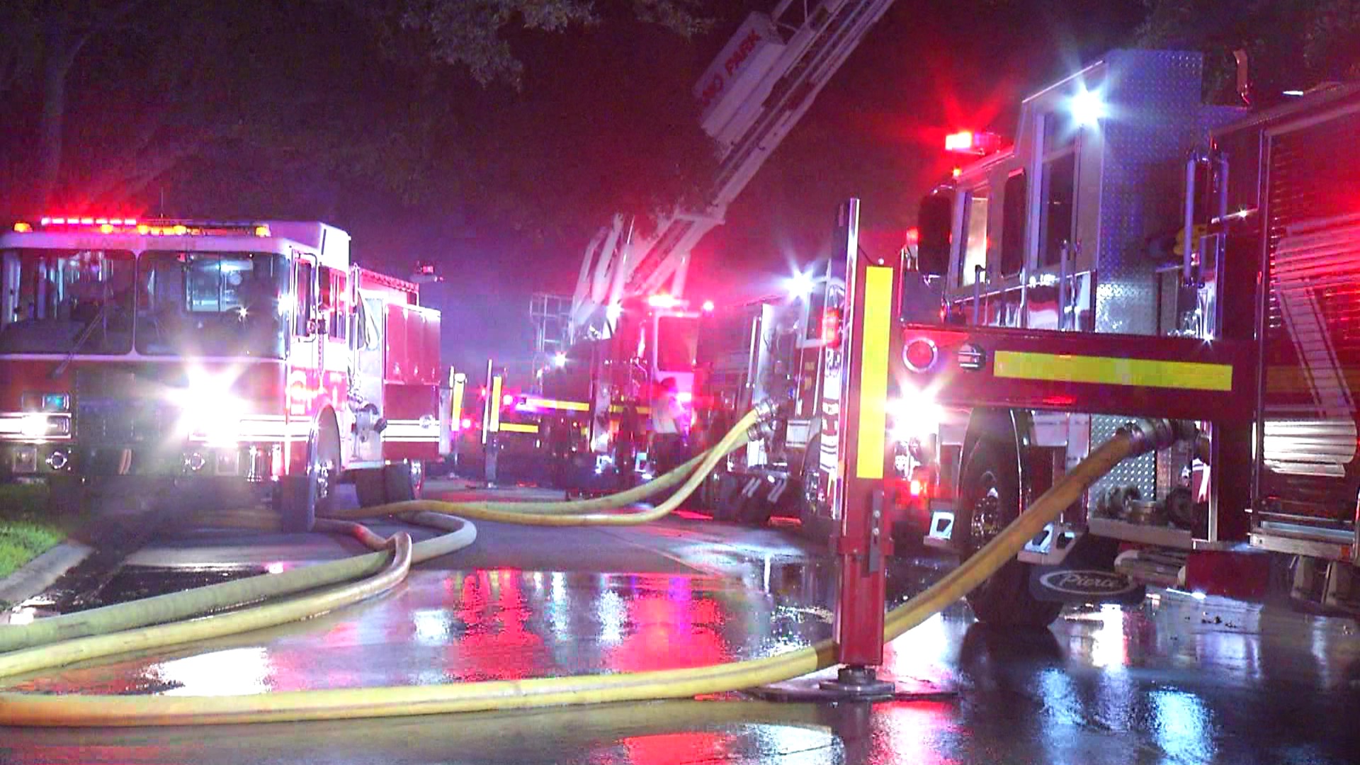 Firefighters injured while battling blaze in Castle Hills home