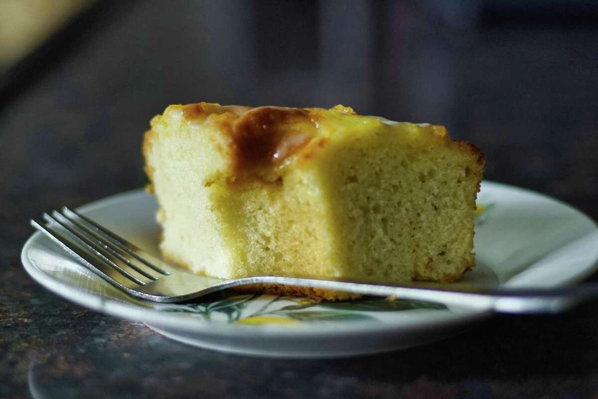 A view of lemon pound cake at Allie B's Cozy Kitchen on Tuesday, June 11, 2019, in Albany, N.Y. (Paul Buckowski/Times Union)