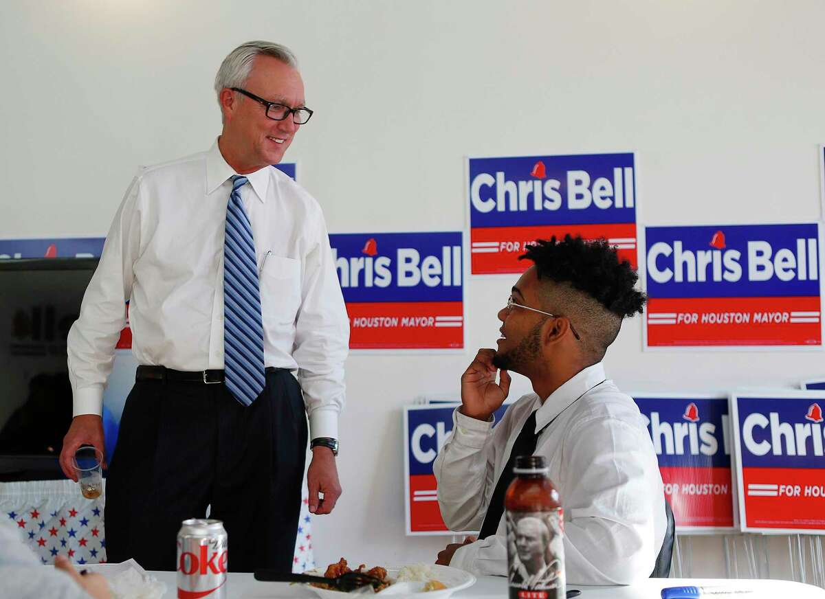 2015 file photo from Chris Bell’s mayoral run. Bell told the Houston Chronicle on Wednesday that he plans to run against Sen. John Cornyn. ( Mark Mulligan / Houston Chronicle )