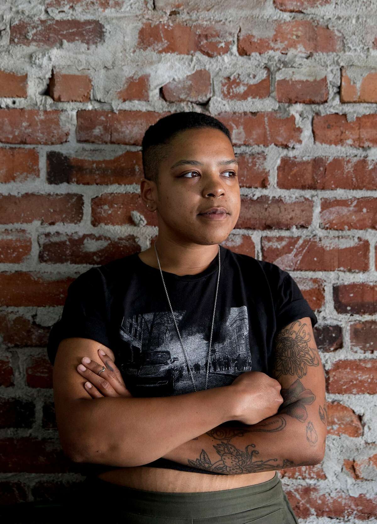 Head Chef Jesa Brooks poses for a portrait at Tamarack in Oakland, Calif. Saturday, June 8, 2019.
