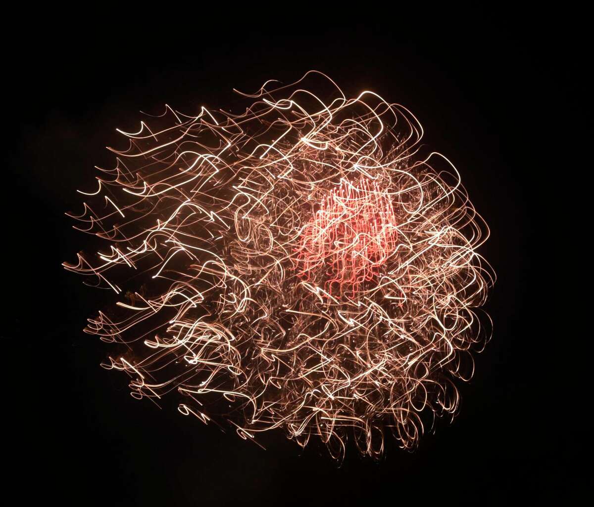 Danbury Fair mall fireworks lightup the night sky