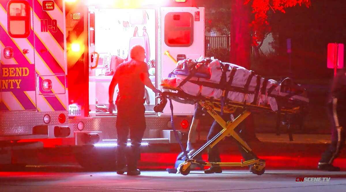 Two women who were shot were both airlifted to Houston hospitals in serious condition late Wednesday night.