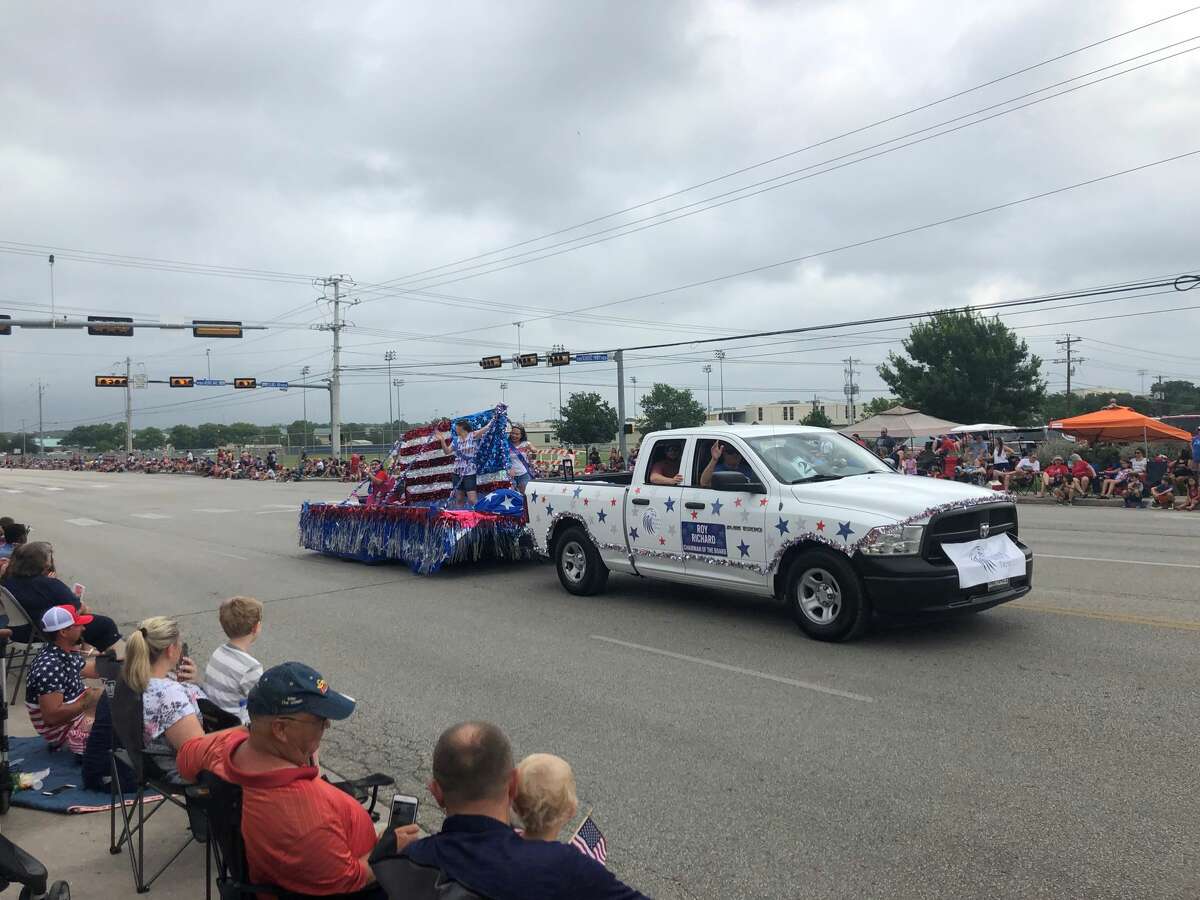 It’s a red, white and blue celebration at local Fourth of July parade
