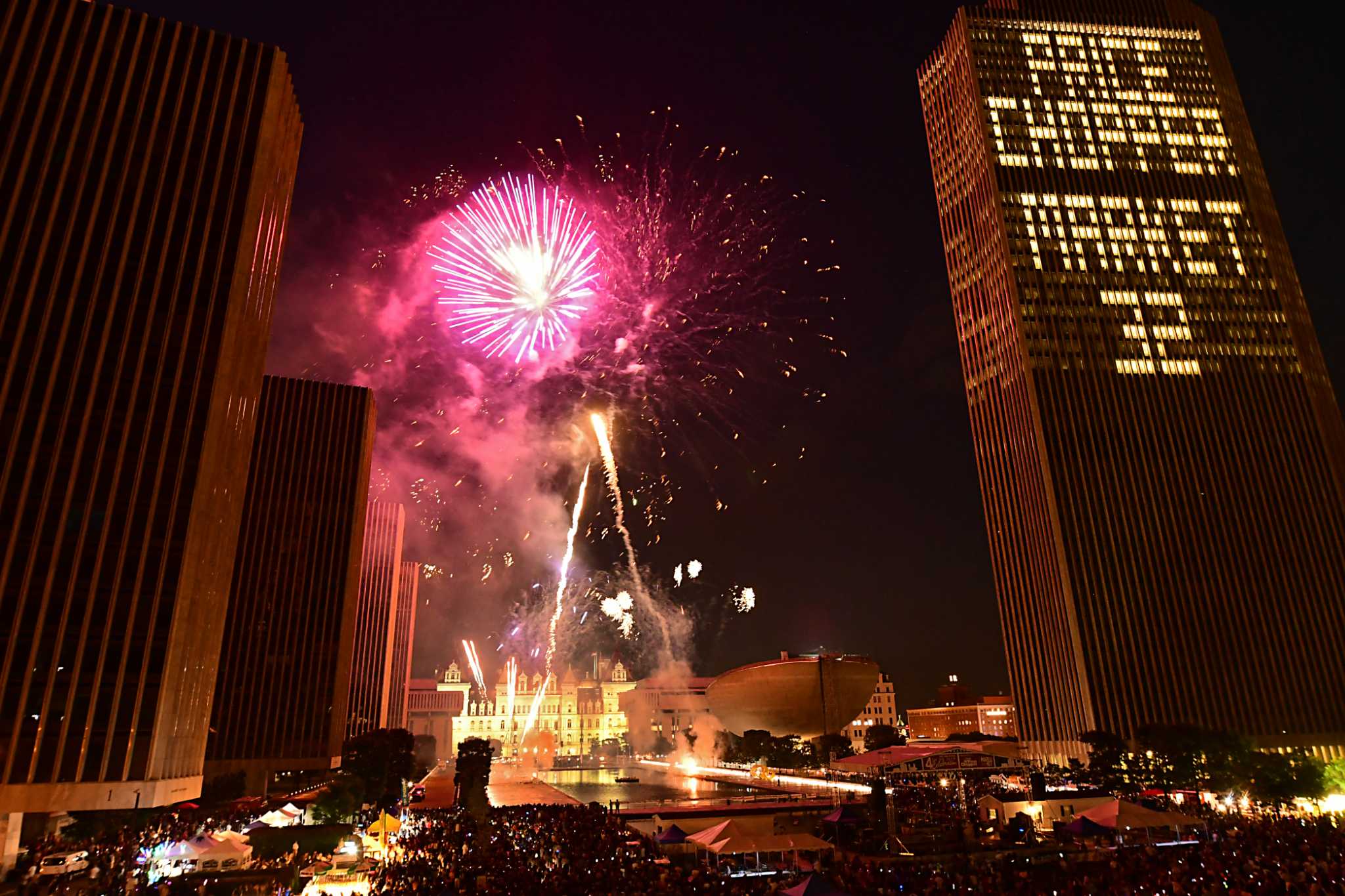 4th of July 2021 Fireworks return to Albany's Empire State Plaza