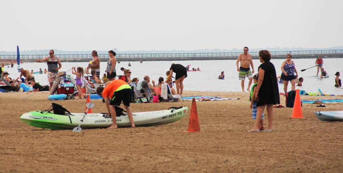 A day at the beach in Caseville