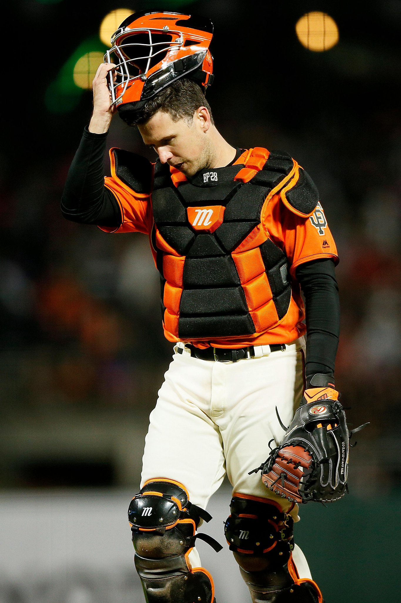 Buster Posey uncorked a literal perfect throw last night, and