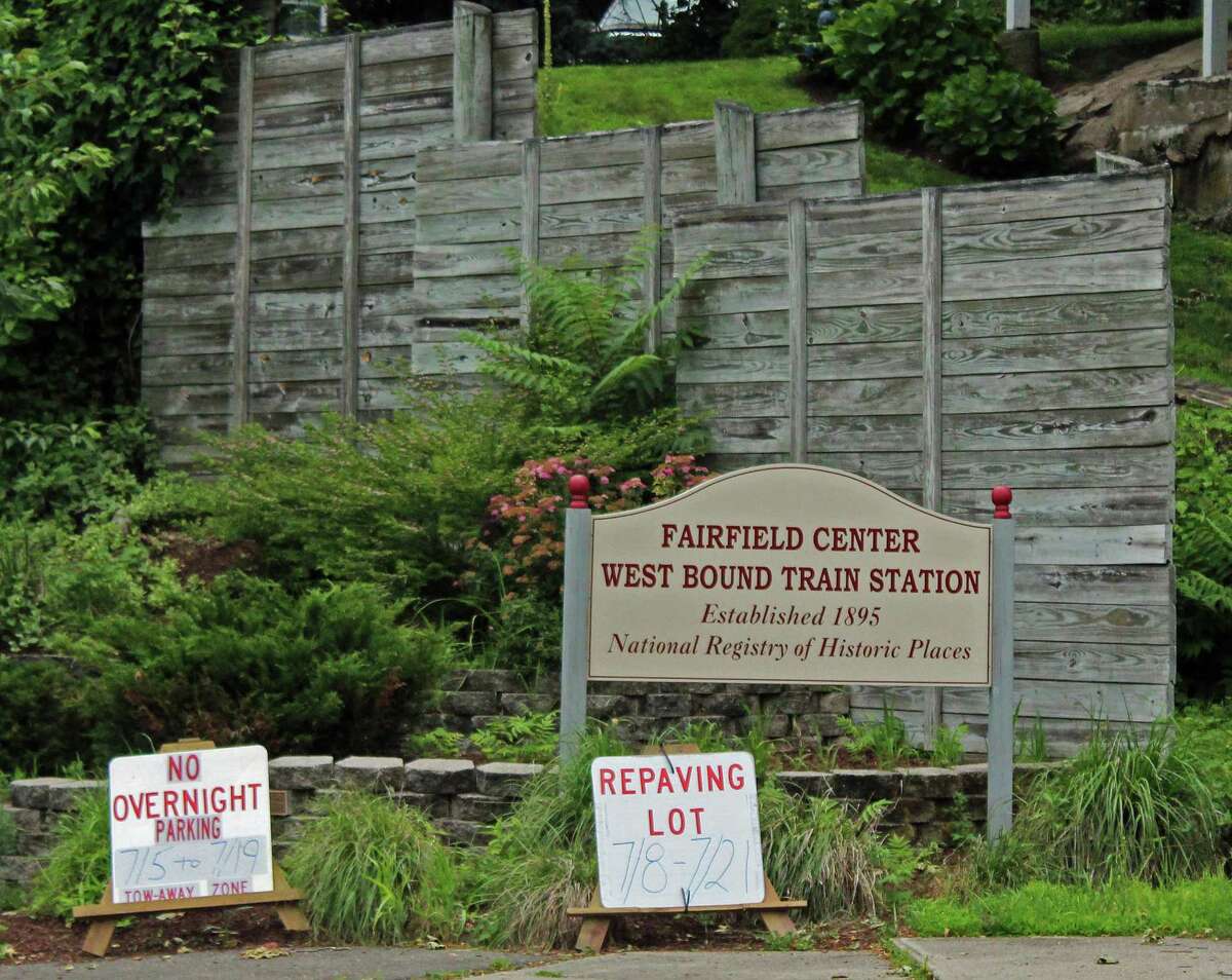 Repaving at Fairfield Center Station's parking lot begins Monday.