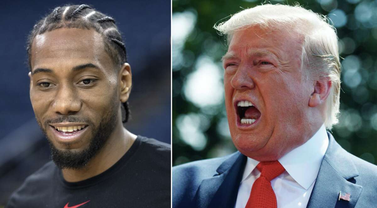 President Donald Trump took to Twitter to react to Kawhi Leonard going to the Clippers.