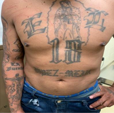 Border Patrol agents arrest a wanted 18th Street gang member